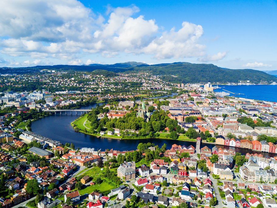 Trondheim is Norway's third largest city