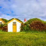 Cover serious ground on an epic road trip around Iceland, stopping to check out the traditional turf houses of Glaumbær