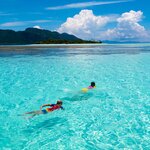 Snorkel with kids off the Costa Rican coast