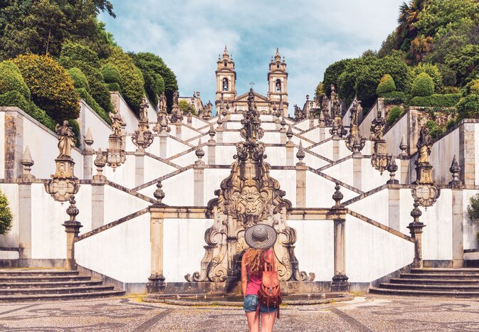 The Sanctuary of Bom Jesus do Monte in Braga