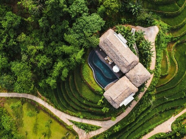 Relax in your private luxury accommodations in northwest Vietnam's Mai Chau (photo courtesy of Avana Retreat)