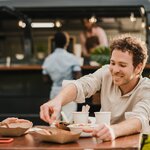 Taste a few local goodies at the food market