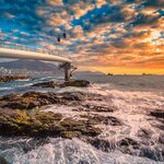 Discover South Korean history and culture on a cross-country tour, stopping for views at Busan's Songdo Skywalk