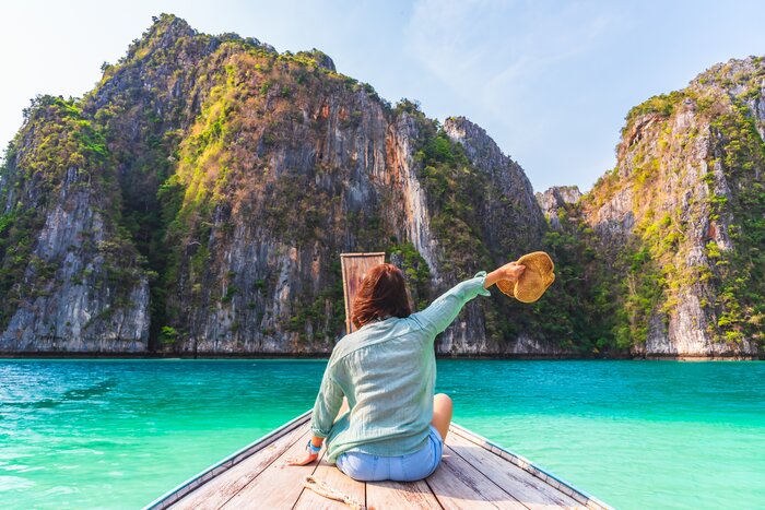 Spend a day exploring the Phi Phi Islands by boat