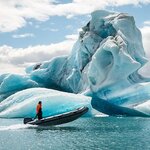 Take a boat ride on Iceland's glacial lagoons