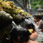 Learn why Bali is called the "Island of the gods" at Tirta Empul