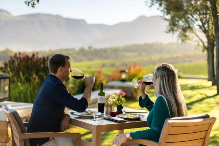 Terrace Lunch with Vineyard View and Wine Tasting