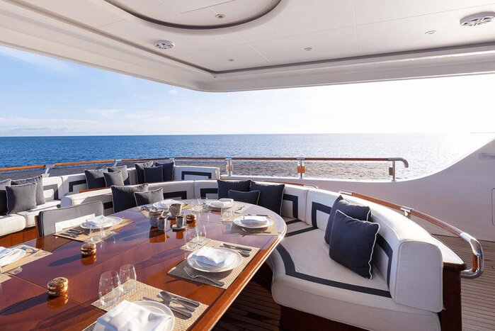 All aboard your Galápagos super yacht! (photo courtesy of Aqua Mare)