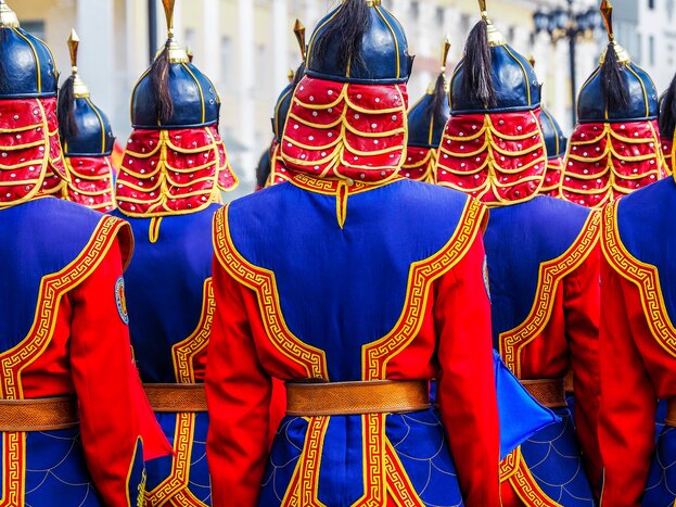 Watch the Naadam Festival's opening ceremony