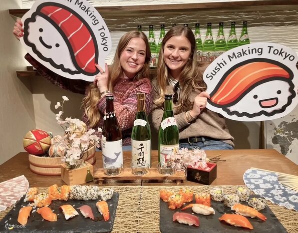 Sushi Making Tokyo Roll and Authentic Japanese Sushi Class