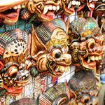 Ubud is known for its artisan traditions, like mask carving