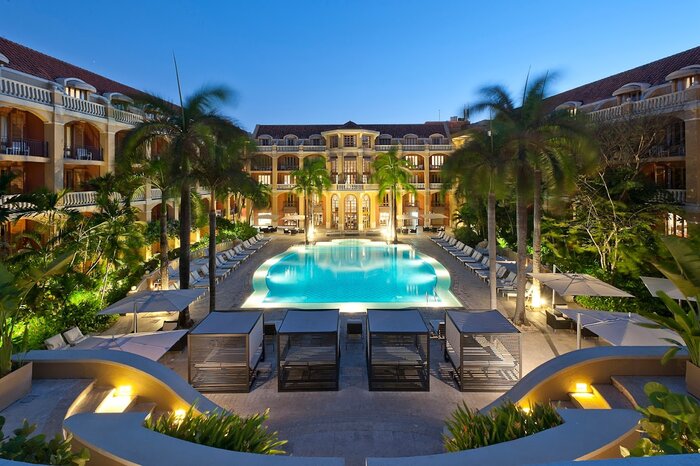 Enjoy some pool time while exploring Cartagena (photo courtesy of Sofitel Legend Santa Clara Cartagena)