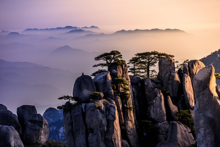 Take in the views from Huangshan Mountain during this six-day China tour