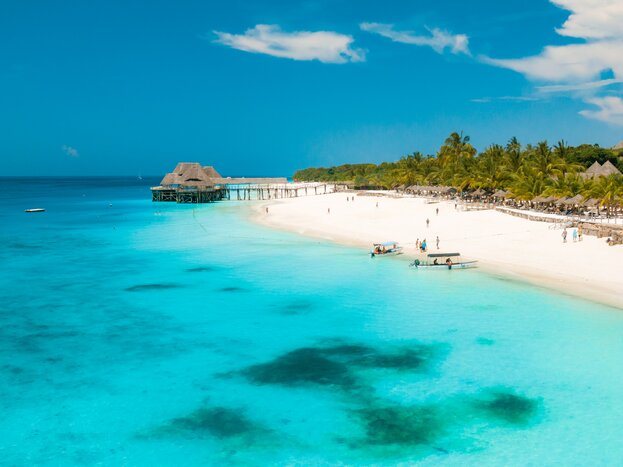 White-sand beaches of Zanzibar (photo courtesy of Humphrey Muleba)