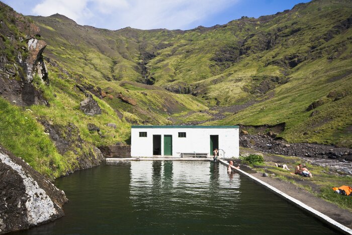 Seljavallalaug Hot Pool Hike