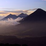 Camp overnight at the volcanic summit of Guatemala's Acatenango