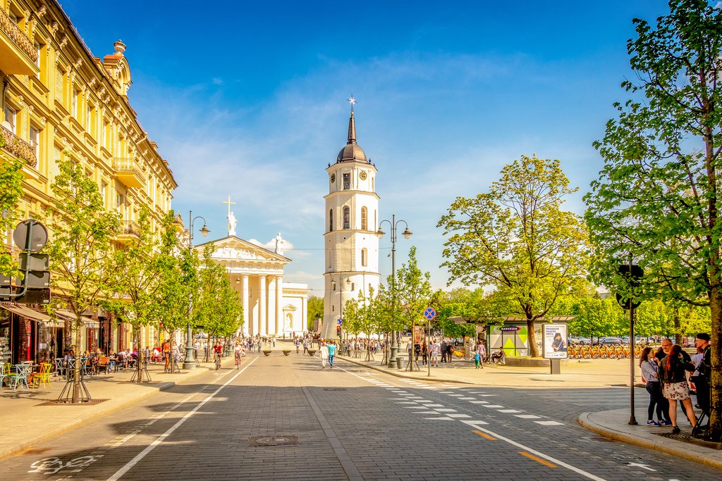 Vilnius Cathedral and bell tower
