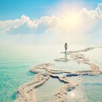 Head to the lowest point on Earth, the Dead Sea, to float in the salty waters