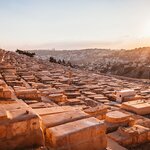 Views over the Western Wall and Temple Mount in Jerusalem