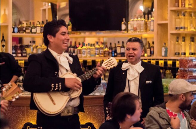 Dinner at Plaza Garibaldi