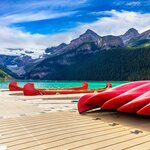 Rent a canoe to paddle one of Canada's most iconic lakes