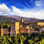 The famous Alhambra in Granada, Spain
