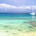  Relax as you sail around the Caribbean waters of Panama's San Blas Islands