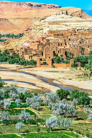 Transfer from Marrakech to Ait Benhaddou via the Atlas Mountains