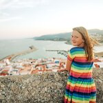 View from the Valencian town of Peniscola