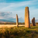 Machrie Moor Standing Stones circle on the Isle of Arran