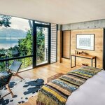 Relax from your contemporary accomodation on a luxury getaway to Puerto Varas and admire Lago Llanquihue and Osorno Volcano views (photo courtesy of Hotel AWA)