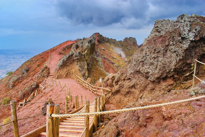 Follow the trails on Mount Vesuvius in April ahead of the crowds and heat