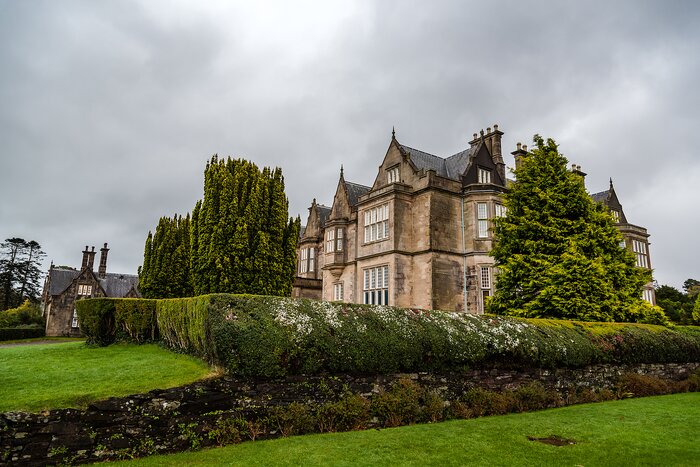 See Muckross House and its gardens in the The National Park of Killarney