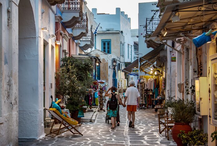 Self-Guided Parikia & Naousa Markets Visit