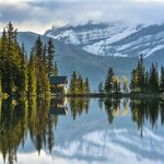 Trek 4.4 miles (7 km) to the picturesque Lake Agnes Tea House along Lake Louise, Banff National Park