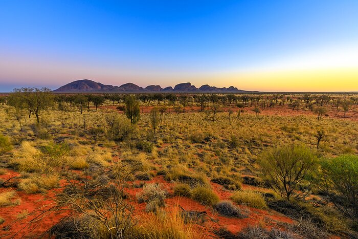 Sunrise over Kata Tjuta
