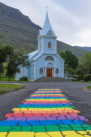 Seydisfjordur Church in Iceland