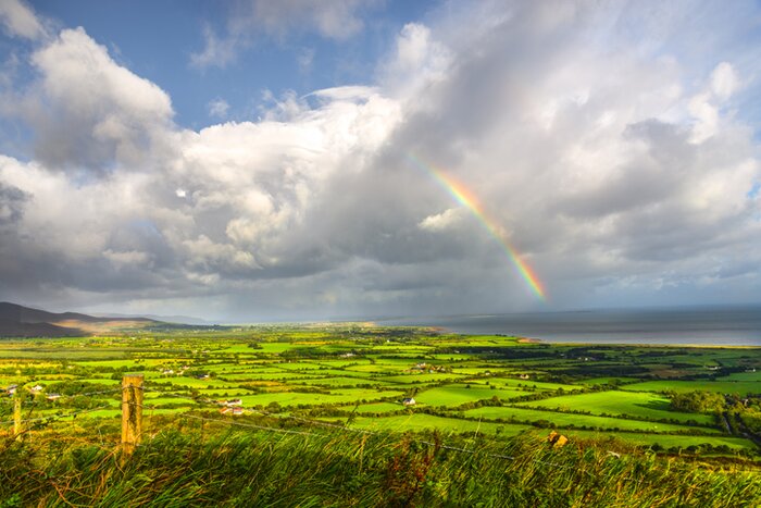 Spot rainbows as you drive along the famous Ring of Kerry
