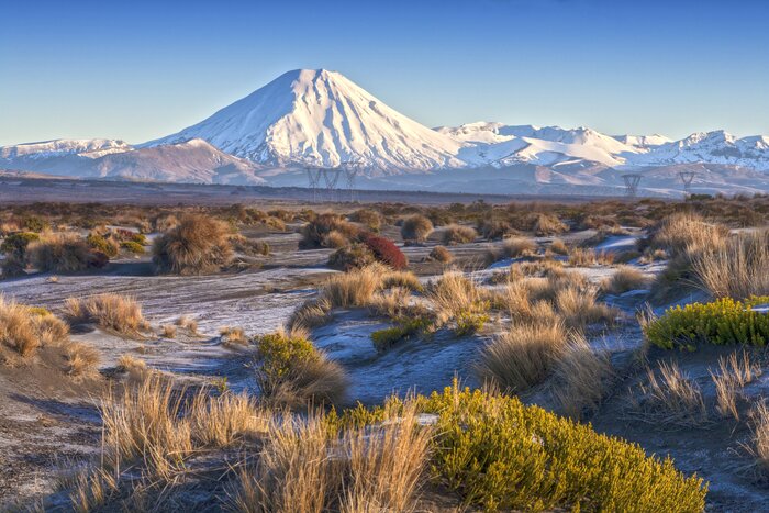 Mount Ngauruhoe in Tongariro National Park