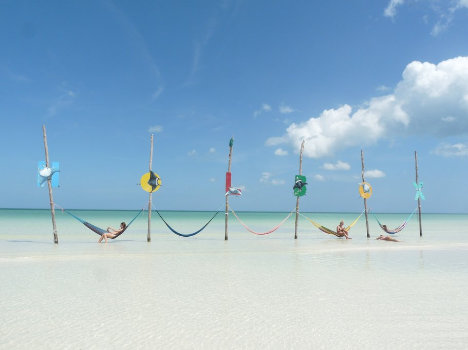 Spend a free day relaxing on Holbox Island