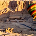 Rise above Luxor and the Valley of the Kings in a hot-air balloon