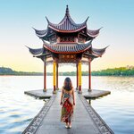 Visit the numerous temples and pagodas along the West Lake in Hangzhou
