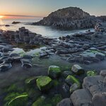 The unusual geology at Giant's Causeway