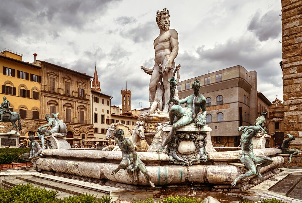 Piazza della Signoria, a UNESCO site