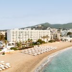 One of the best sandy beaches in Ibiza (photo courtesy of Hotel Riomar)