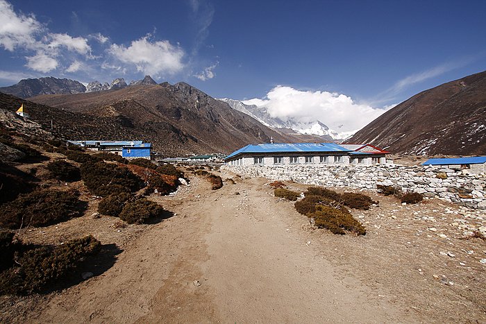 Trek from Tengboche to Dingboche (14,304 feet / 4,360 m)