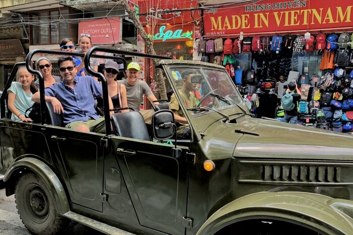 Hanoi Highlights & Hidden Gems By Vietnam Army Jeep 