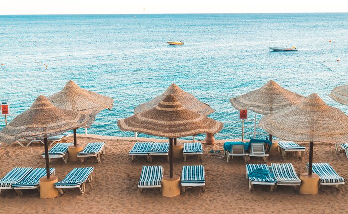 You'll have plenty of opportunities for beach time during your three nights in the Red Sea resort of Sharm el-Sheikh