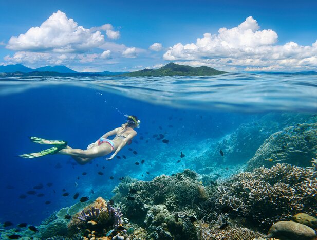 Snorkel and surf during this active 15-day adventure through Indonesia