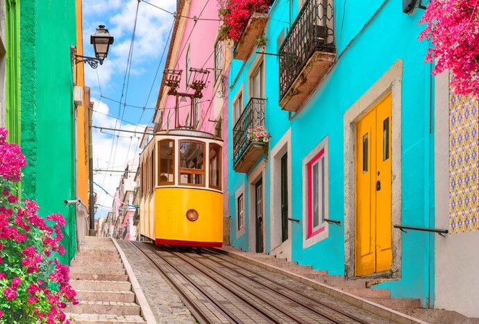Start this two-week tour in Lisbon, the "City of Seven Hills"